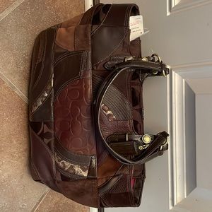 Coach Ocelot Tote-Brown/Multi